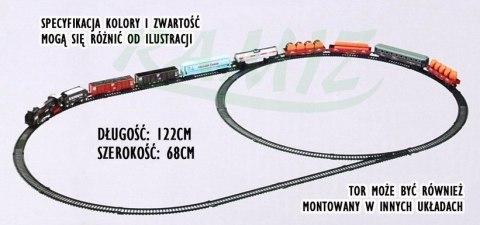 Kolejka Duży Zestaw 9 Wagoników