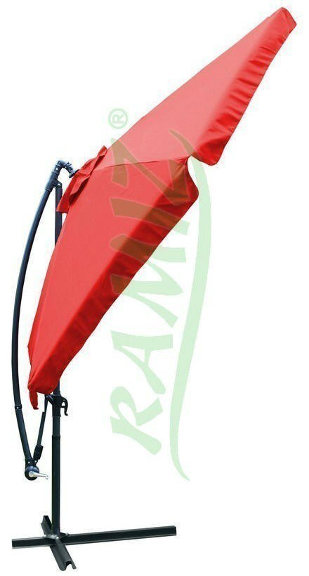 Parasol Ogrodowy Falbana Dark Red - Bordowy