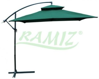 Parasol Ogrodowy Kwadratowy Dark Green - Zielony