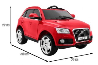 Auto na akumulator Audi Q5 Lakierowany Czerwony