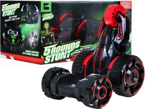 Pojazd R/C Dwustronny 5 Round Stunt Czerwony