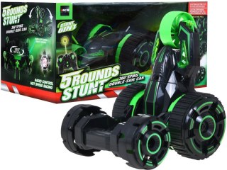 Pojazd R/C Dwustronny 5 Round Stunt Zielony