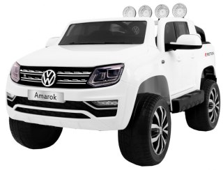 Auto na akumulator VW Amarok Biały + PENDRIVE + POKROWIEC