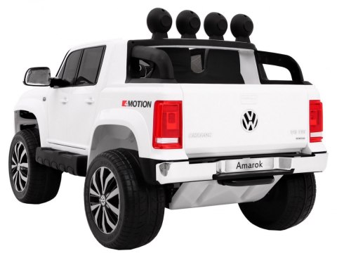 Auto na akumulator VW Amarok Biały + PENDRIVE + POKROWIEC