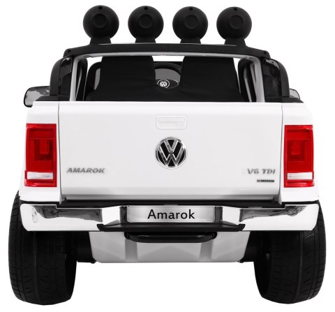 Auto na akumulator VW Amarok Biały + PENDRIVE + POKROWIEC