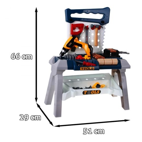 Stolik, Warsztat z Narzędziami Wkrętarka 52 Elementy