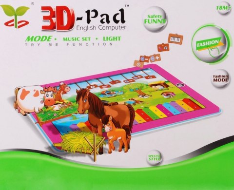 Tablet 3D Farma Różowa