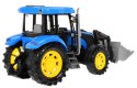 Traktor Przyczepa Niebieski