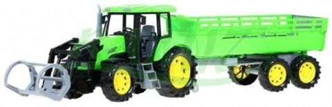Traktor Przyczepa Zielony