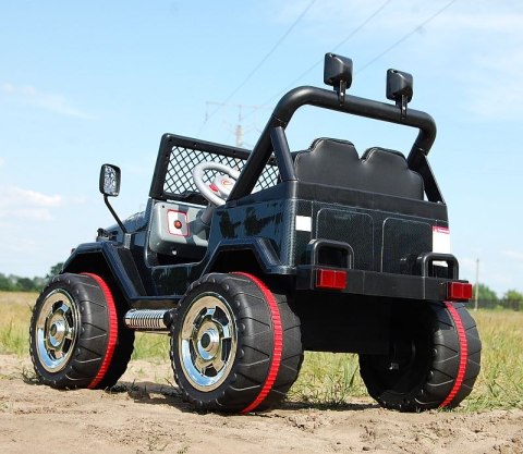 MEGA JEEP DRIFFTER EXCLUSIVE DLA 2 DZIECI, WOLNY START/ LAKIER. MIĘKKIE SIEDZENIE HP-011