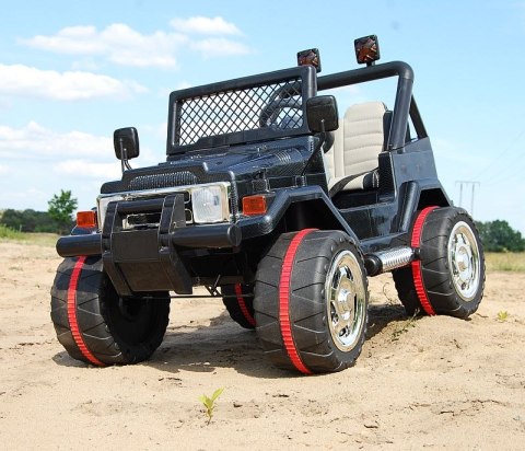 MEGA JEEP DRIFFTER EXCLUSIVE DLA 2 DZIECI, WOLNY START/ LAKIER. MIĘKKIE SIEDZENIE HP-011