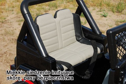 MEGA JEEP DRIFFTER EXCLUSIVE DLA 2 DZIECI, WOLNY START/ LAKIER. MIĘKKIE SIEDZENIE HP-011