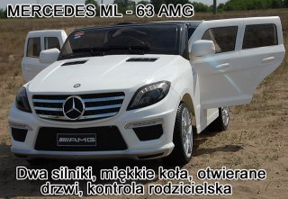 MERCEDES ML63 AMG DWA SILNIKI, OTWIERA DRZWI MOCNY/DMD168