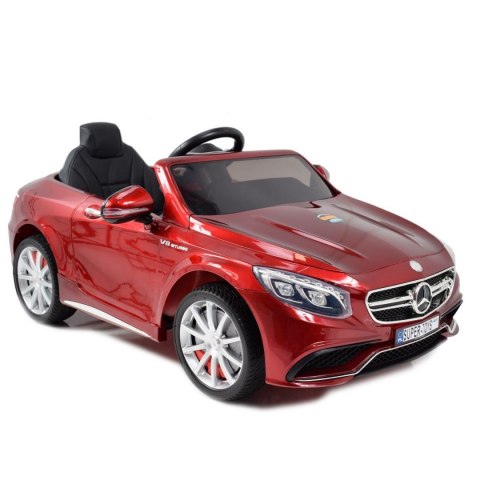 MERCEDES S63 AMG LICENCJA,LAKIER, MIĘKKIE KOŁA EVA FULL OPCJA/HL169