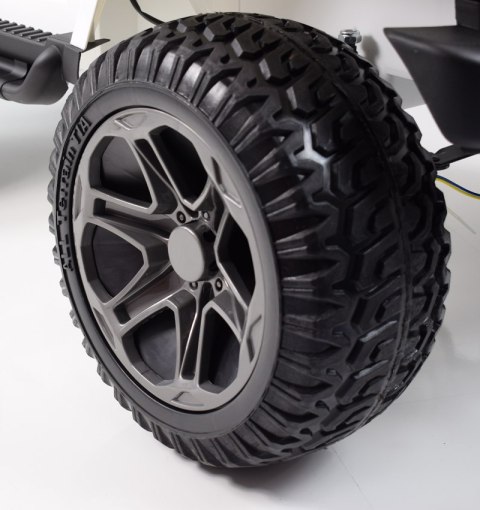 MEGA JEEP 4X4 Z REDUKTOREM NAPĘDU EXCLUSIVE, WOLNY START,MIĘKKIE KOŁA, 2x12V 10 Ah/WXE1688