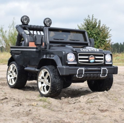 MEGA JEEP COURAGE 008/ 12 V AMORTYZATORY, MIĘKKIE SIEDZENIE SUPER MOC/DKF008