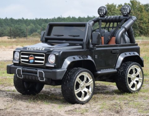 MEGA JEEP COURAGE 008/ 12 V AMORTYZATORY, MIĘKKIE SIEDZENIE SUPER MOC/DKF008