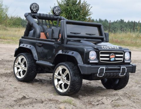 MEGA JEEP COURAGE 008/ 12 V AMORTYZATORY, MIĘKKIE SIEDZENIE SUPER MOC/DKF008