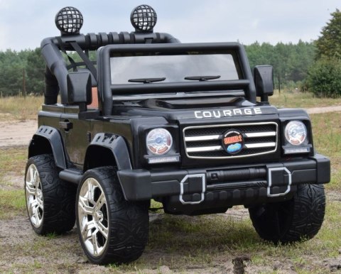 MEGA JEEP COURAGE 008/ 12 V AMORTYZATORY, MIĘKKIE SIEDZENIE SUPER MOC/DKF008