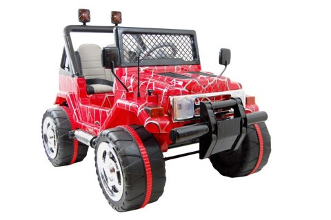 MEGA JEEP DRIFFTER EXCLUSIVE DLA 2 DZIECI, WOLNY START/ LAKIER. MIĘKKIE SIEDZENIE HP-011