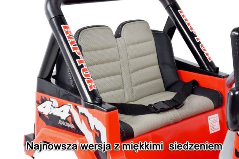 MEGA JEEP DRIFFTER EXCLUSIVE DLA 2 DZIECI, WOLNY START, MIEKKIE KOŁA, MIĘKKIE SIEDZENIE HP-011