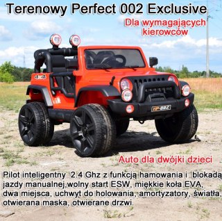 MEGA JEEP PERFECT 002 EXCLUSIVE, WOLNY START/ MIĘKKIE KOŁA HP-002