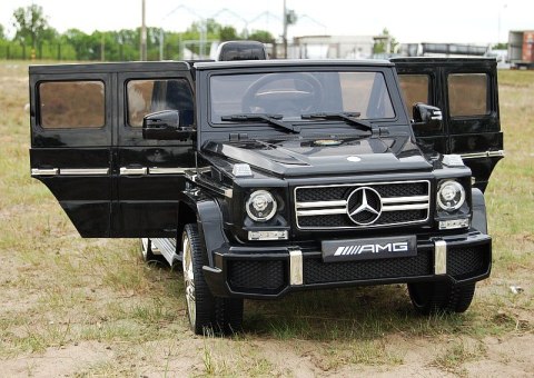 MERCEDES G63 AMG DWA SILNIKI, OTWIERA DRZWI MOCNY, MIĘKKIE KOŁA/HL168