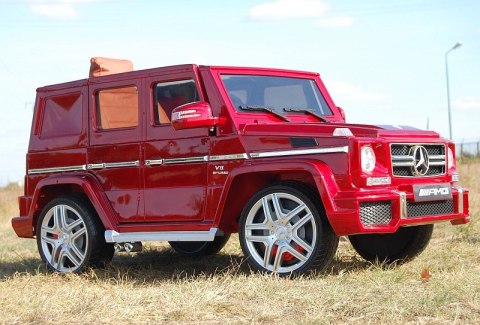 MERCEDES G63 AMG DWA SILNIKI, OTWIERA DRZWI MOCNY, MIĘKKIE KOŁA/HL168