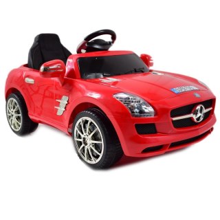 MERCEDES SLS AMG PILOT 2.4 GHZ, WOLNY START, HAMULEC, DWA SILNIKI, MIĘKKIE SIEDZENIE /QX-7997