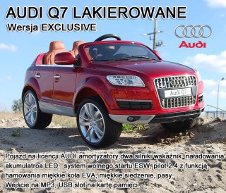 ORYGINALNE AUDI Q7 DWA SILNIKI, AMORTYZATORY PILOT, LICENCJA, LAKIER