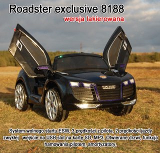 AUTO ROADSTER EXCLUSIVE LAKIEROWANY, WOLNY START/QLS8188