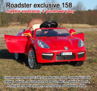 AUTO ROADSTER EXCLUSIVE Z ŚWIECĄCYMI KOŁAMI/SX158