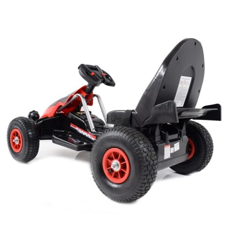 Gokart na akumulator sterowany pilotem, wolny start, hamulec, pompowane koła /TL5388