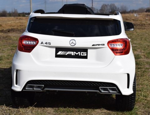 MERCEDES A45 AMG Z AMORTYZATORAMI, MIĘKKIE KOŁA, SIEDZENIE, HAMULEC/CH9988