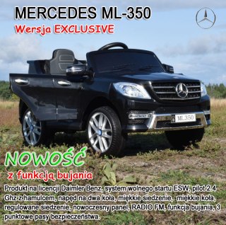 MERCEDES ML350 AMG TRZY SILNIKI, FUNKCJA BUJANIA,MIĘKKIE KOŁA, MIĘKKIE SIEDZENIE, MOCNY/ML350