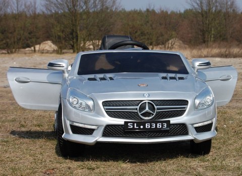 MERCEDES SL 63 AMG Z AMORTYZATORAMI, MIĘKKIE KOŁA, SIEDZENIE, HAMULEC, LAKIER/SL63