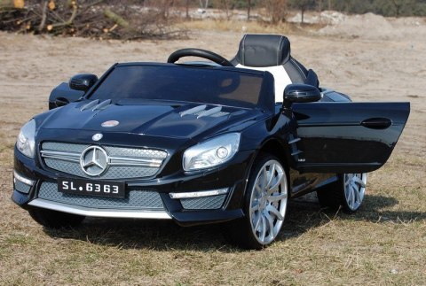 MERCEDES SL 63 AMG Z AMORTYZATORAMI, MIĘKKIE KOŁA, SIEDZENIE, HAMULEC, LAKIER/SL63