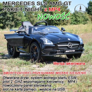 MERCEDES SLS AMG GT Z AMORTYZATORAMI PILOT, PAKIET NIGHT - MP4 /SX-128