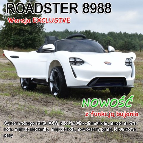 ROADSTER TRZY SILNIKI, FUNKCJA BUJANIA,MIĘKKIE KOŁA, MIĘKKIE SIEDZENIE, MOCNY/8988