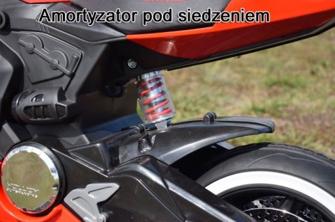 WIELKI MOTOR ŚCIGACZ PERFECT WOLNY START, ŚWIECĄCE, MIĘKKIE KOŁA/1628G SX1628