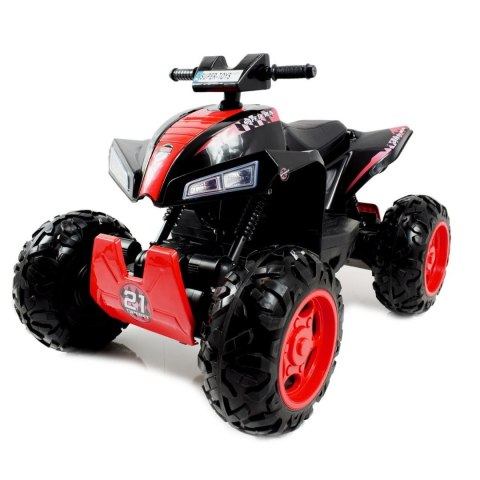 MEGA WIELKI QUAD Z NAPĘDEM 4X4, AMORTYZATORY, MIĘKKIE KOŁA,, BLUETOOTH/S2888