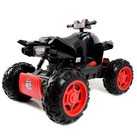 MEGA WIELKI QUAD Z NAPĘDEM 4X4, AMORTYZATORY, MIĘKKIE KOŁA,, BLUETOOTH/S2888