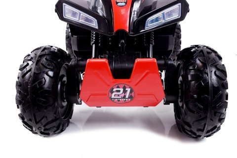 MEGA WIELKI QUAD Z NAPĘDEM 4X4, AMORTYZATORY, MIĘKKIE KOŁA,, BLUETOOTH/S2888