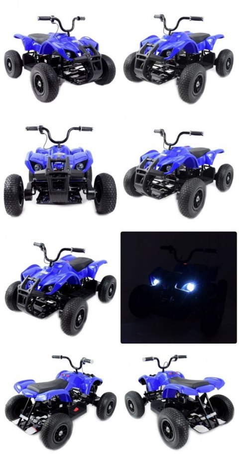 MEGA WIELKI QUAD Z NAPĘDEM 4X4, GAZ W MANETCE, HAMULEC, POMPOWANE KOŁA/HV588