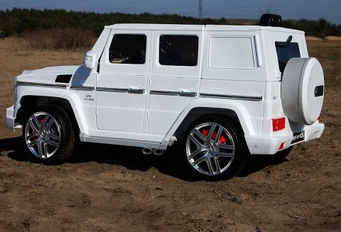 MERCEDES G63 AMG DWA SILNIKI, OTWIERA DRZWI MOCNY, MIĘKKIE KOŁA/HL168