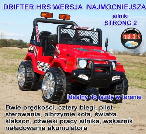 Olbrzymi terenowy Drifter 2 osobowy z pilotem,miękkie koła, 2,4 Ghz/ S-618