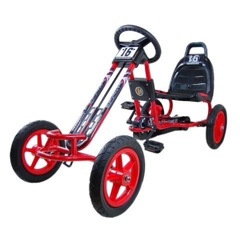 MEGA GOKART POMPOWANE KOŁA 5-12 lat, 138 cm/16-1