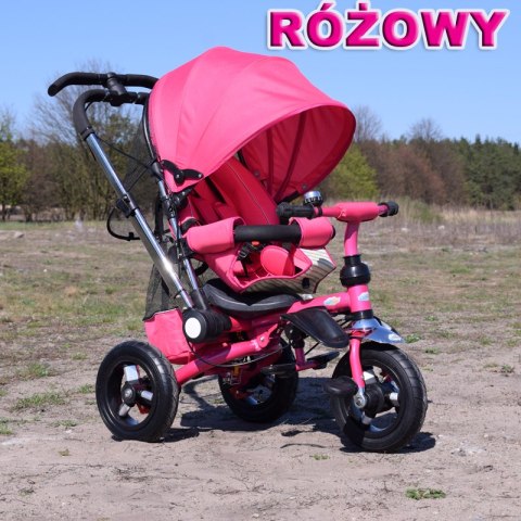 ROWEREK TRÓJKOŁOWY EXCLUSIVE POMPOWANE KOŁA,WOLNE KOŁO,MOŻLIWOŚĆ POŁOŻENIA OPARCIA, UKŁAD SKRĘTNY, PRZEKŁADANA RĄCZKA/ST1610