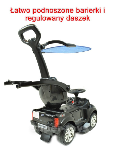 FORD RANGER LAKIEROWANY JEŹDZIK, PCHACZ, KARMIDEŁKO,POJAZD NA AKUMULATOR, MIĘKKIE KOŁA, MIĘKKIE SIEDZENIE