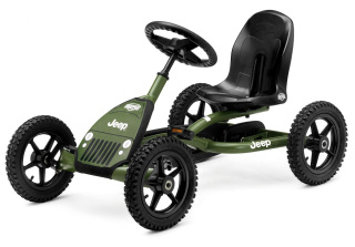 Gokart BERG JEEP JUNIOR wolnobieg, Regulowany fotel i kierownica